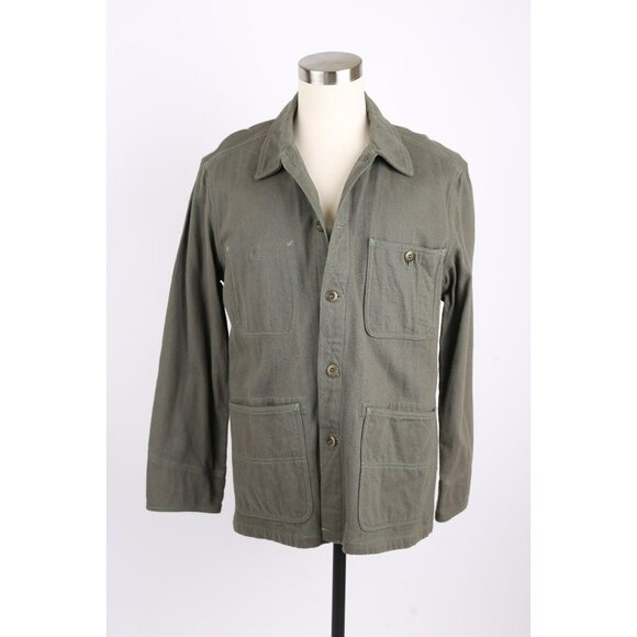 NWT Ts(s) Cotton Jacket SZ 3 / Large Olive Green $745 - Picture 4 of 13